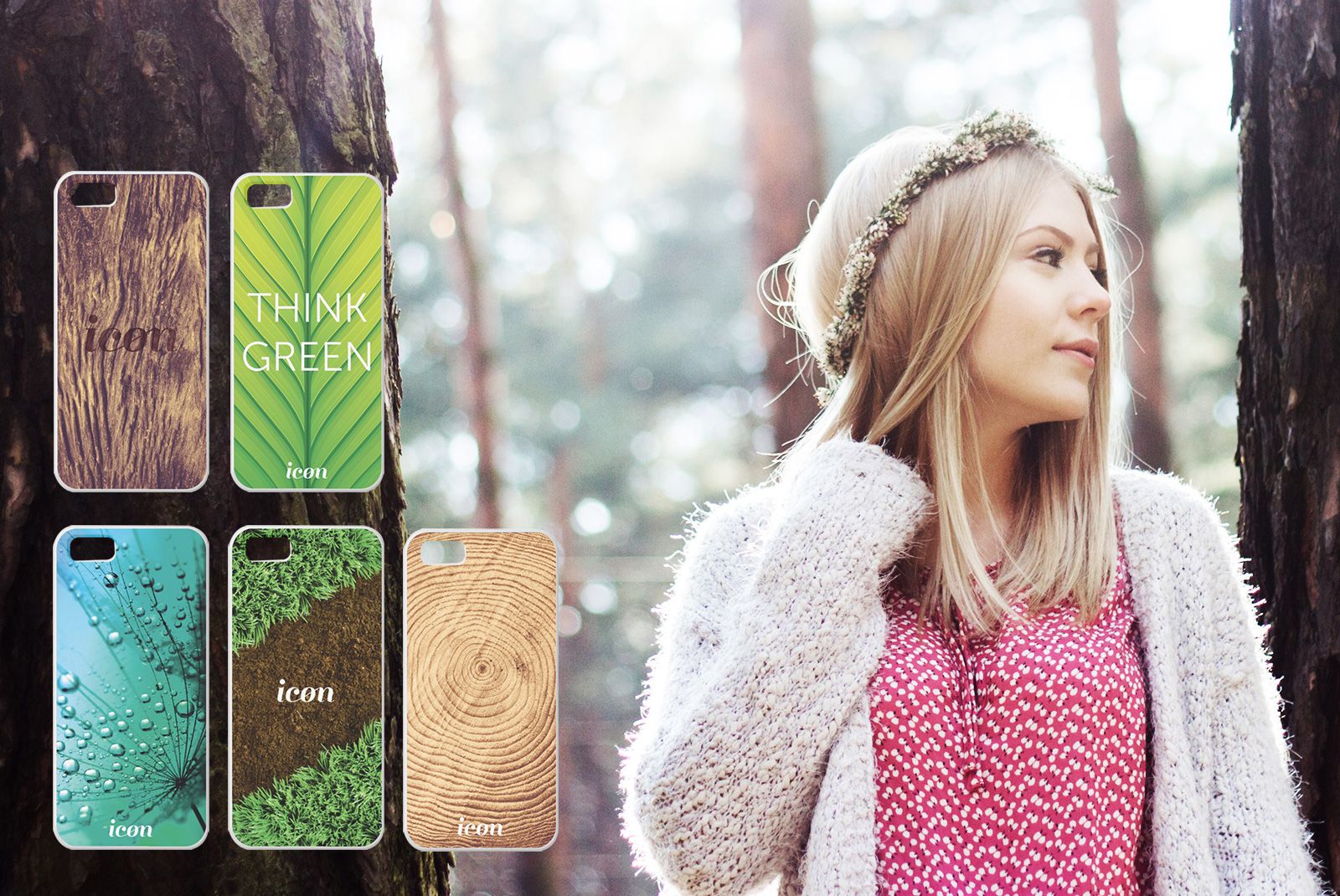 Etui na telefon icon - kolekcja Eco Style